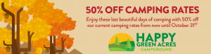 Fall Camping Promotion